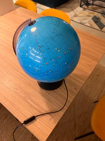 Illuminated Constellation Star Globe - Working Condition