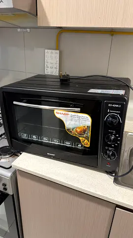 Sharp 42L Double Glass Electric Oven With Rotisserie  Convection, Eo42Nk3, Black for sale.