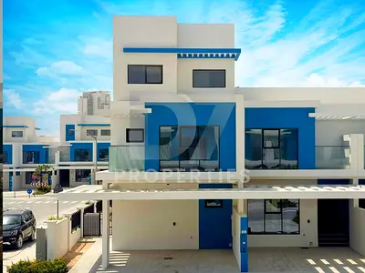 Furnished 5BR Villa | Santorini DAMAC Lagoons | Balcony & Garden Views