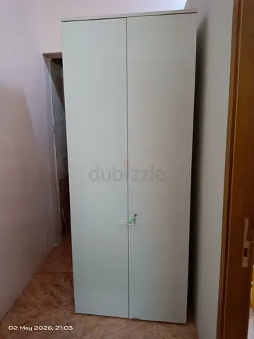 White 2-Door Wardrobe / Armoire — Good Condition