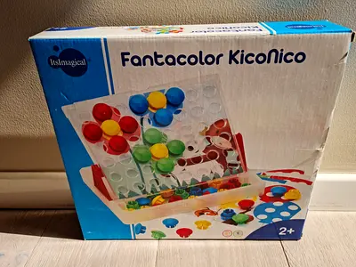 Fantacolor Kiconico Pegboard Color Matching Toy (Boxed)