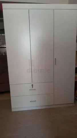 Danubehome Selva 3 Door + 2 Drawer Wardrobe - White