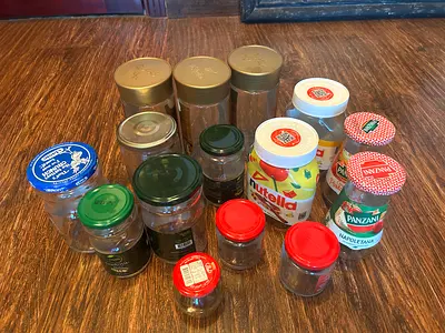 Free glass jars