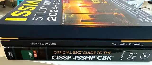 ISSMP Official CBK Study Book + 3 Study Guide Books