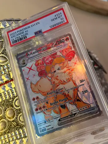 PSA 10 Arcanine EX - Pokemon TCG Ultra Rare, SV