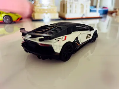 Die-cast Lamborghini SVJ toy car - 1:64 scale