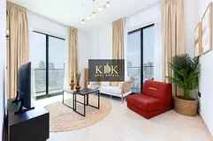 Smart Home 1BR | Community View | L Shape Balcony