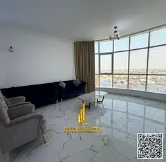 The most luxurious two-bedroom apartment, with sea view balcony, including all services, with a gym,
