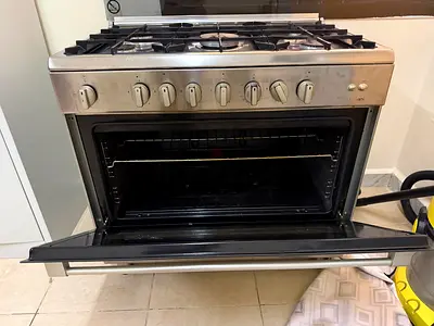 Italian made Bompani Stainless Steel Gas Cooker with Oven - Good Working Condition
