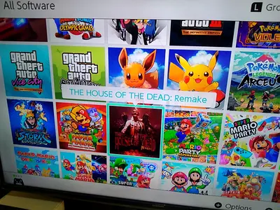 Nintendo Switch Game Collection Screenshot — Various Switch Titles