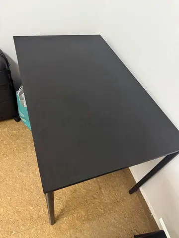 Simple Black Study/Computer Table - Good Condition (Sandberg model from IKEA)