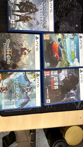 $% of War Ragnarok, The Last of Us Par2 tHorizon Forbidden West, Kingdom Come Deliverance,crew