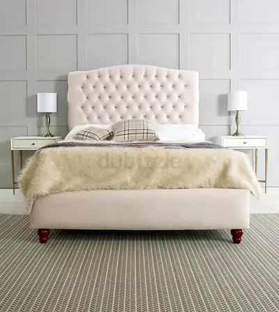 Brand New Luxury Fully Customizable Bedframe - Queen Size - UAE Sharjah Made - Hydraulic Storage Opt