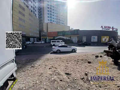 ارض سكني تجاري (G+8)في الراشيديه 1 عجمان  مقابل ابراج اللؤلؤه
