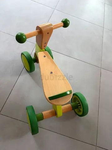 Wooden Toddler Ride-On Scooter / Balance Bike - Good Condition