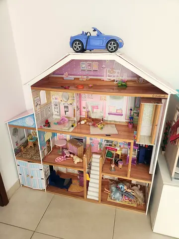 Wooden Dolls House Kid Kraft
