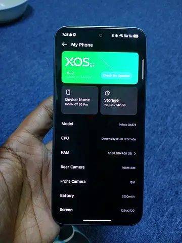 Infinix gt 30 pro 512gb  PUBG gaming phone