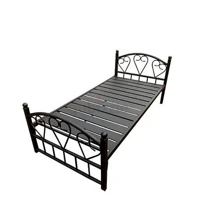 Modern Black Stainless Steel Bed Frame