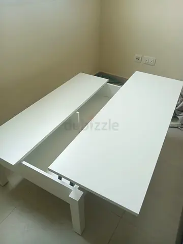 White Extendable Dining Table - Good Condition