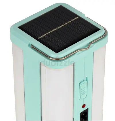 Olsenmark Portable Solar Rechargeable LED Camping Lantern - Mint Green