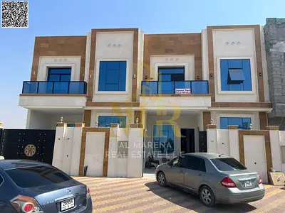 Modern two-story villa with a roof terrace for sale, including registration and ownership fees. Fre