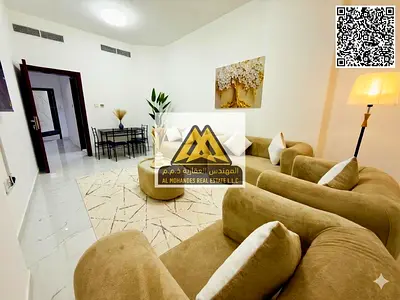 غرفتين وصالة اول ساكن | بلكونة باطلالة مفتوحة | مساحات واسعة | تقسيم إسلامي | فرش VIP جديد بالكامل