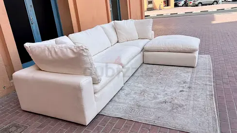 Excellent condition marina home feather filled modular sofa