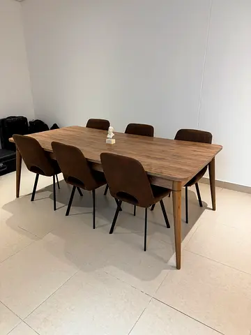 Dining table with 6 chairs