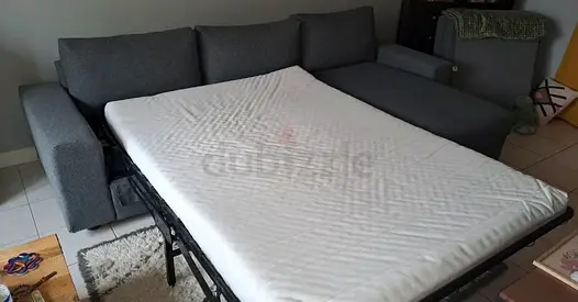 Ikea vimle L shape sofa bed with mattress