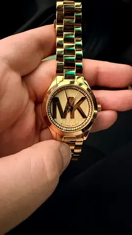 Michael Kors Gold Tone Womens Watch - MK Logo Dial