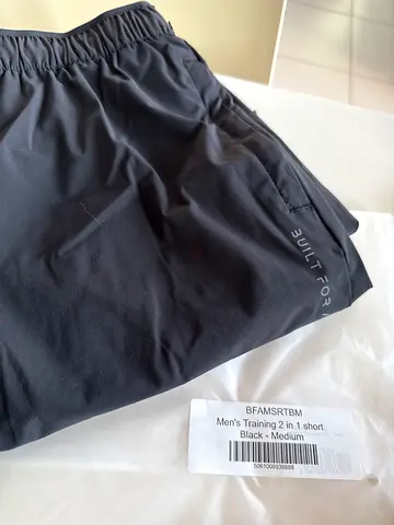 Built for Athletes™ BNWT Mens Black Training Shorts - Size Medium