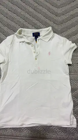 White Polo Ralph Lauren Womens Short-Sleeve Polo Shirt, Size S