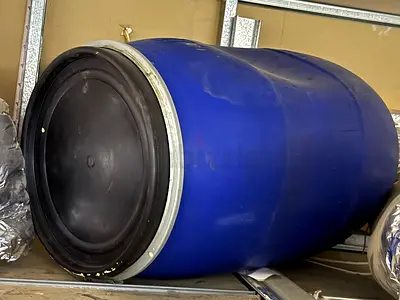 Blue water drum