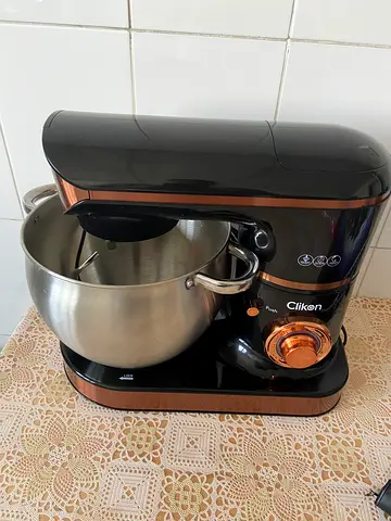 Clikon Stand Mixer with Stainless Steel Bowl (Black/Copper) - Good Condition