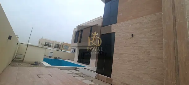 FOR SALE LUXURY MODERN PALACE | 5 MASTER BEDROOMS | MAJLIS + SWIMMING POOL | 2 LIVING ROOMS | DINING HALL | ELEVATOR + DOUBLE STAIRCASE | OUTDOOR ANNE