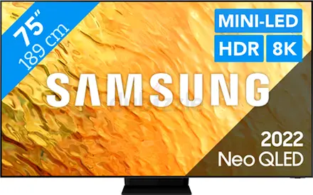 Samsung 75 Smart Neo QLED TV - 8K, 75QN800A