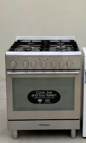 Stainless Steel Gas Range with Oven - Bompani (Negotiable)