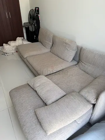 Light grey 3-seater sofa - good condition