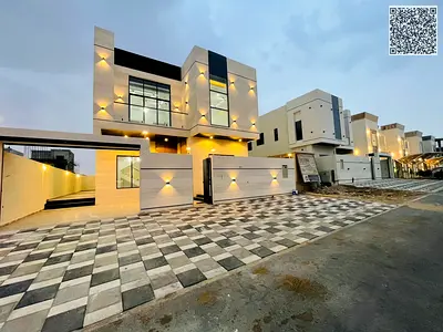 Villa for rent – ​​first occupancy – in Ajman, Al Helio area A unique opportunity for upscale living in a brand new villa with luxurious finishes and an excellent location close to all services
