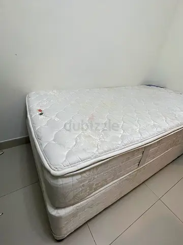 Single bed set (Premium good quality sturdy mattress with bed base) both from King Koil