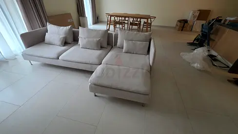 As good as new IKEA soderhim lshape sofa beige