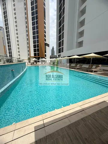 1BR Apartment | Riviera Beachfront Tower A | Lagoon & City Views | Balcony Access