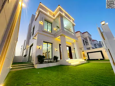 خصم خاص للكاش فيلا بسعر شامل رسوم التسجيل والتلميك على الشارع الرئيسي جاهزة للسكن في أرقي مناطق عجمان