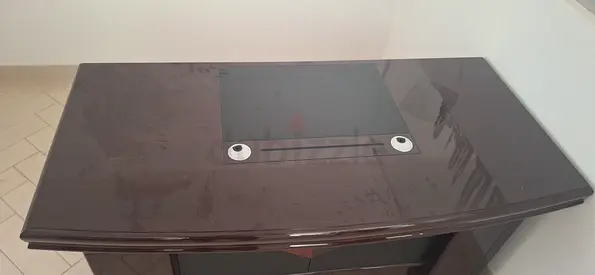 Dark Wooden Desk / Console Table in Good Used Condition