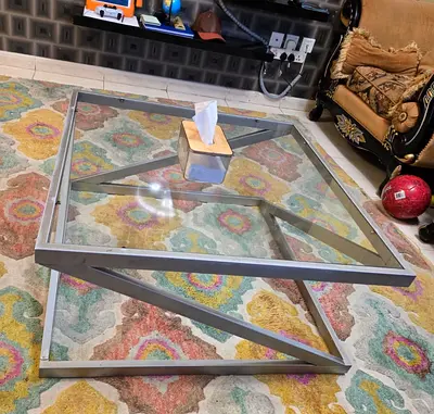 Modern Glass Table for Sale