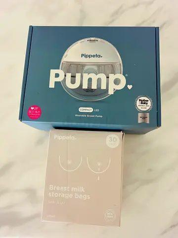 Pippeta Wearable Electric Breast Pump with Storage Bags