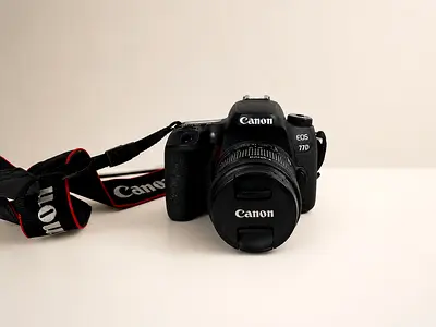 Canon EOS 77D DSLR Camera with Lens
