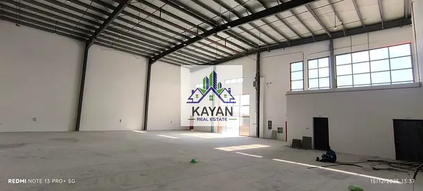 A warehouse is available for rent with a total area of 6,000 sq. ft Equipped with 50 KW power
