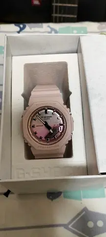 Casio G-Shock Womens Pink Analog-Digital Watch in Box