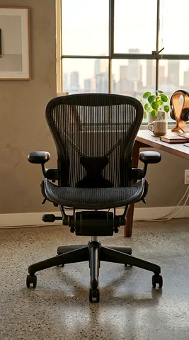 Hermanmiller aeron chair in black